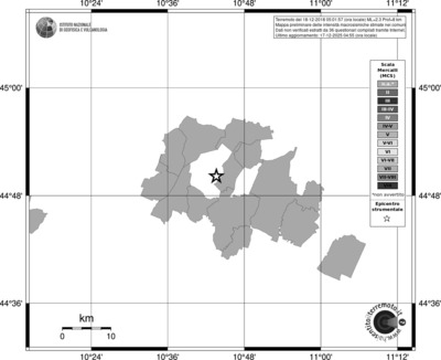 Mappa MCS - territori comuni