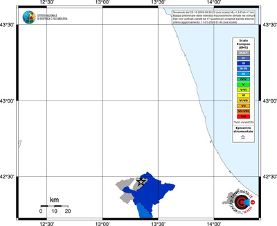 Mappa EMS - territori comuni