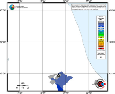 Mappa MCS - territori comuni