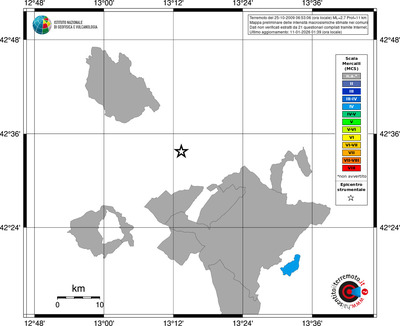 Mappa MCS - territori comuni