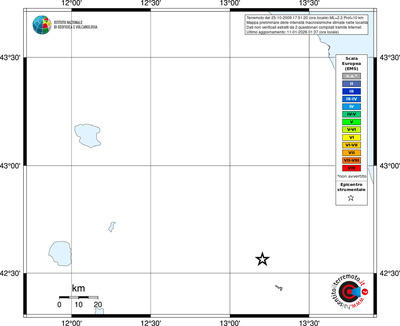 Mappa EMS - territori località