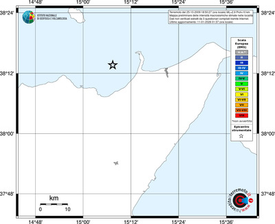 Mappa EMS - territori località
