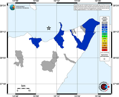 Mappa EMS - territori comuni