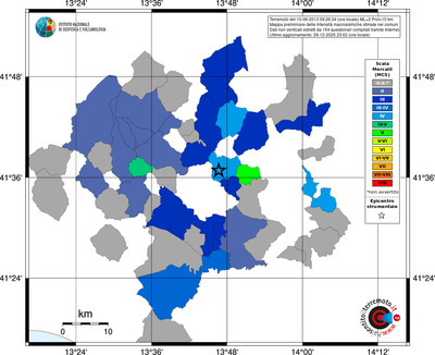 Mappa MCS - territori comuni