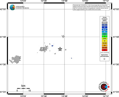 Mappa EMS - territori località
