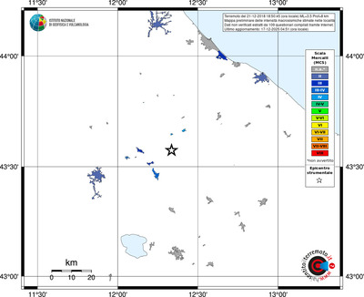 Mappa MCS - territori località