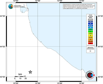Mappa EMS - territori località