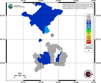 Mappa EMS - territori comuni