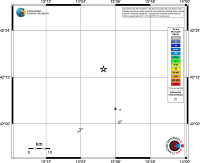 Mappa MCS - territori località