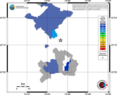 Mappa MCS - territori comuni