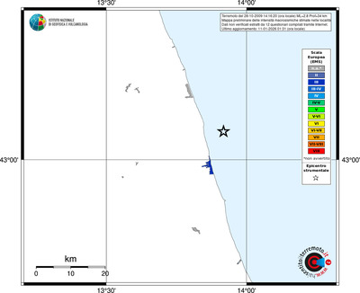 Mappa EMS - territori località