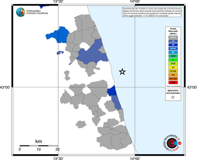 Mappa MCS - territori comuni