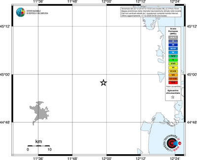 Mappa EMS - territori località
