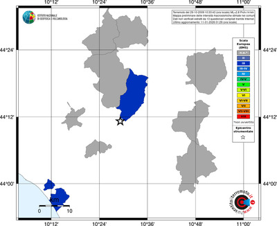 Mappa EMS - territori comuni