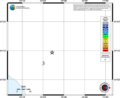 Mappa MCS - territori località