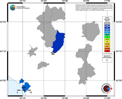 Mappa MCS - territori comuni