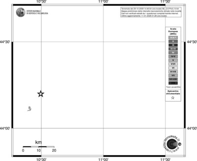 Mappa EMS - territori località
