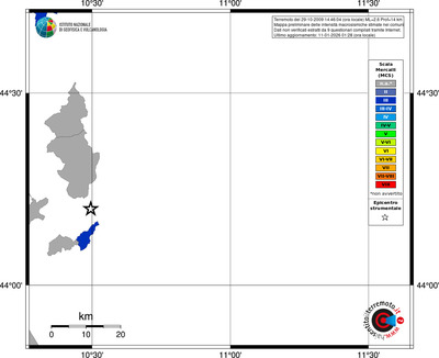 Mappa MCS - territori comuni