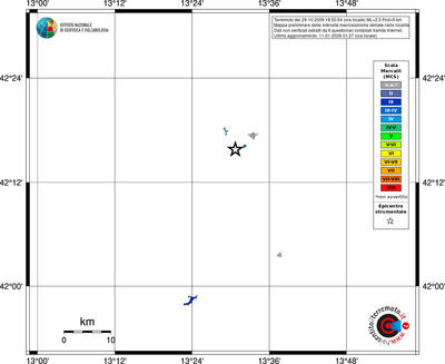 Mappa MCS - territori località
