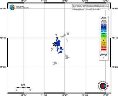 Mappa EMS - territori località