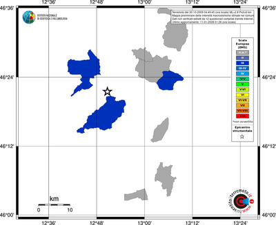 Mappa EMS - territori comuni