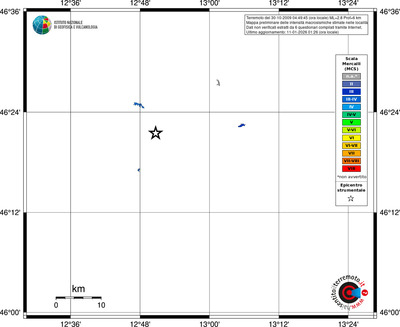 Mappa MCS - territori località