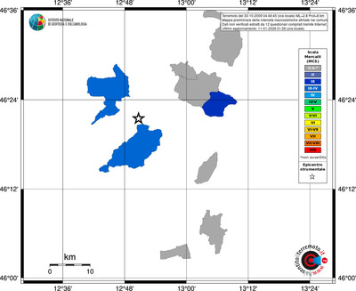 Mappa MCS - territori comuni