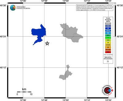 Mappa EMS - territori comuni