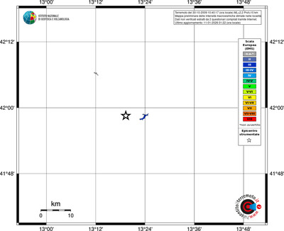 Mappa EMS - territori località