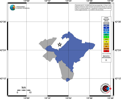 Mappa MCS - territori comuni