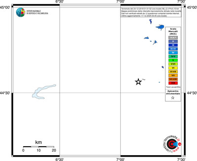 Mappa MCS - territori località