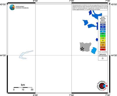 Mappa MCS - territori comuni