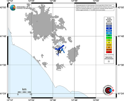 Mappa EMS - territori località