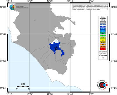 Mappa EMS - territori comuni