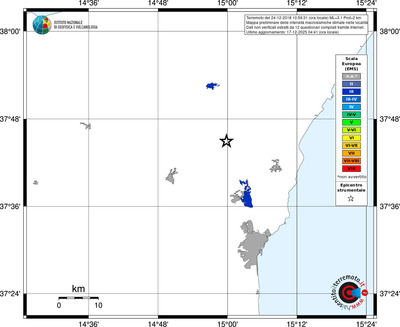 Mappa EMS - territori località