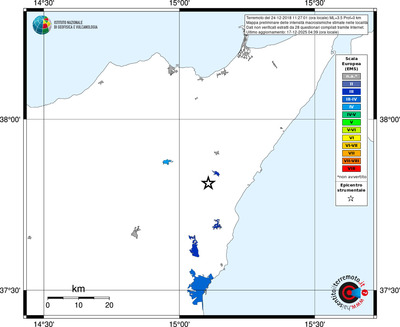 Mappa EMS - territori località