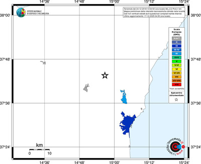 Mappa EMS - territori località