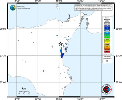 Mappa EMS - territori località