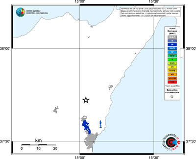 Mappa EMS - territori località