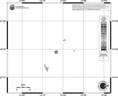 Mappa EMS - territori località