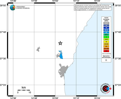 Mappa EMS - territori località