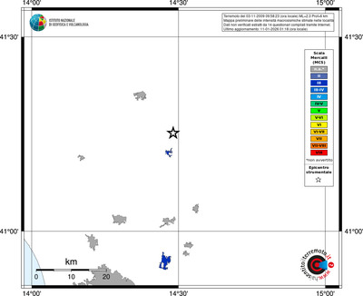 Mappa MCS - territori località