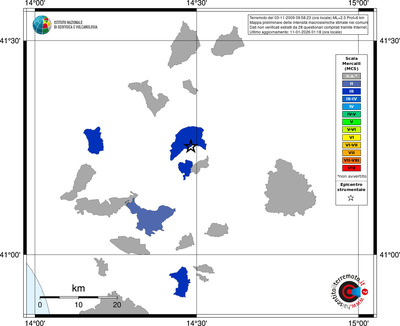 Mappa MCS - territori comuni