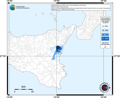 Mappa territorio comunale con almeno 3 questionari