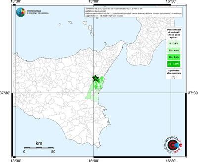 Mappa territorio comunale con almeno 3 questionari