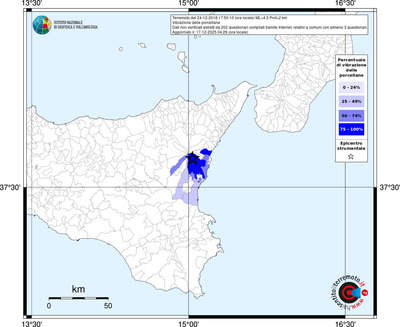 Mappa territorio comunale con almeno 3 questionari