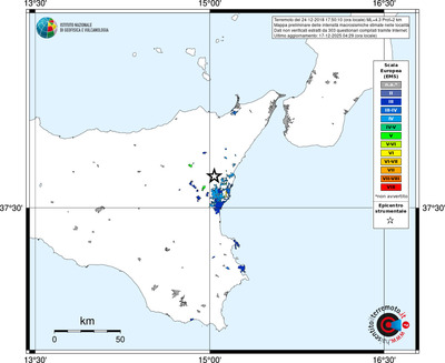 Mappa EMS - territori località