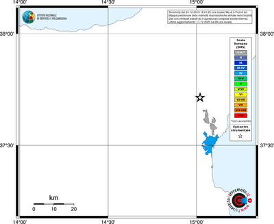 Mappa EMS - territori località