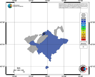 Mappa MCS - territori comuni