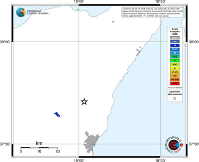 Mappa EMS - territori località